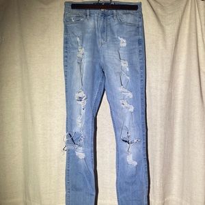 Ripped hollister jeans